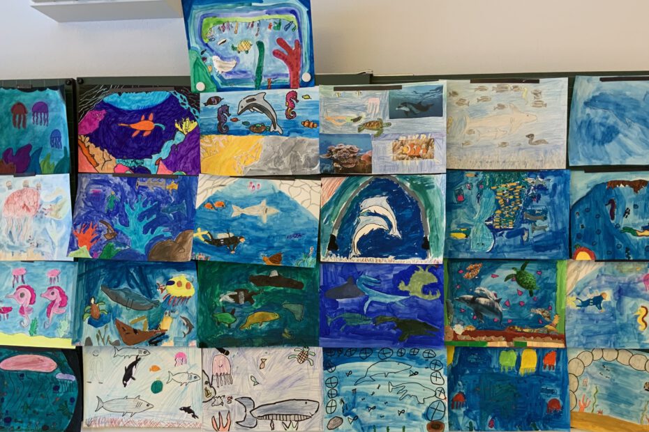 Peintures de fonds marins