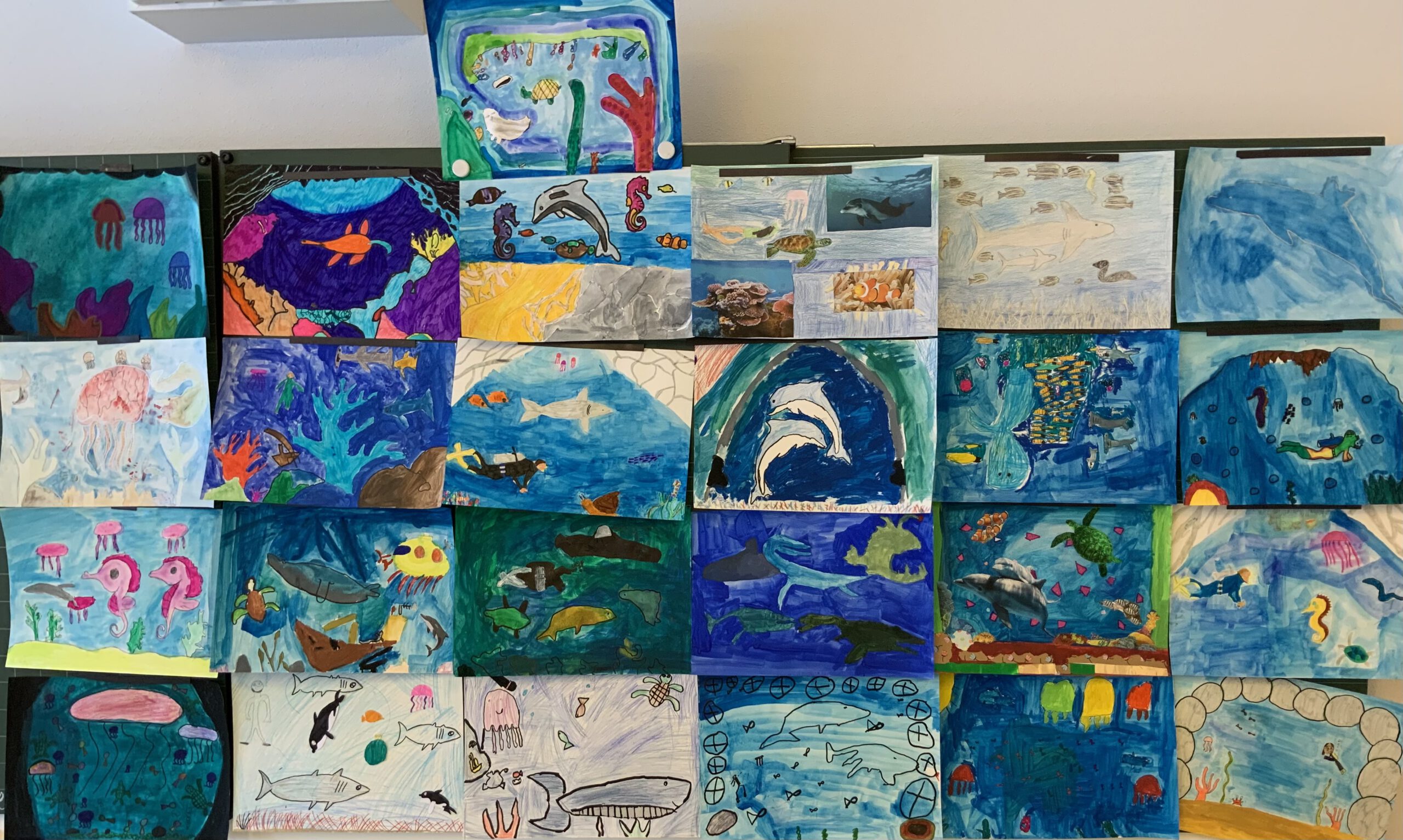 Peintures de fonds marins
